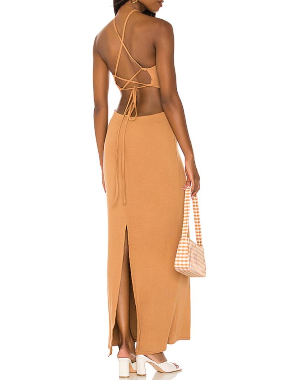 Revolve LPA | Cachi Dress in Almond
